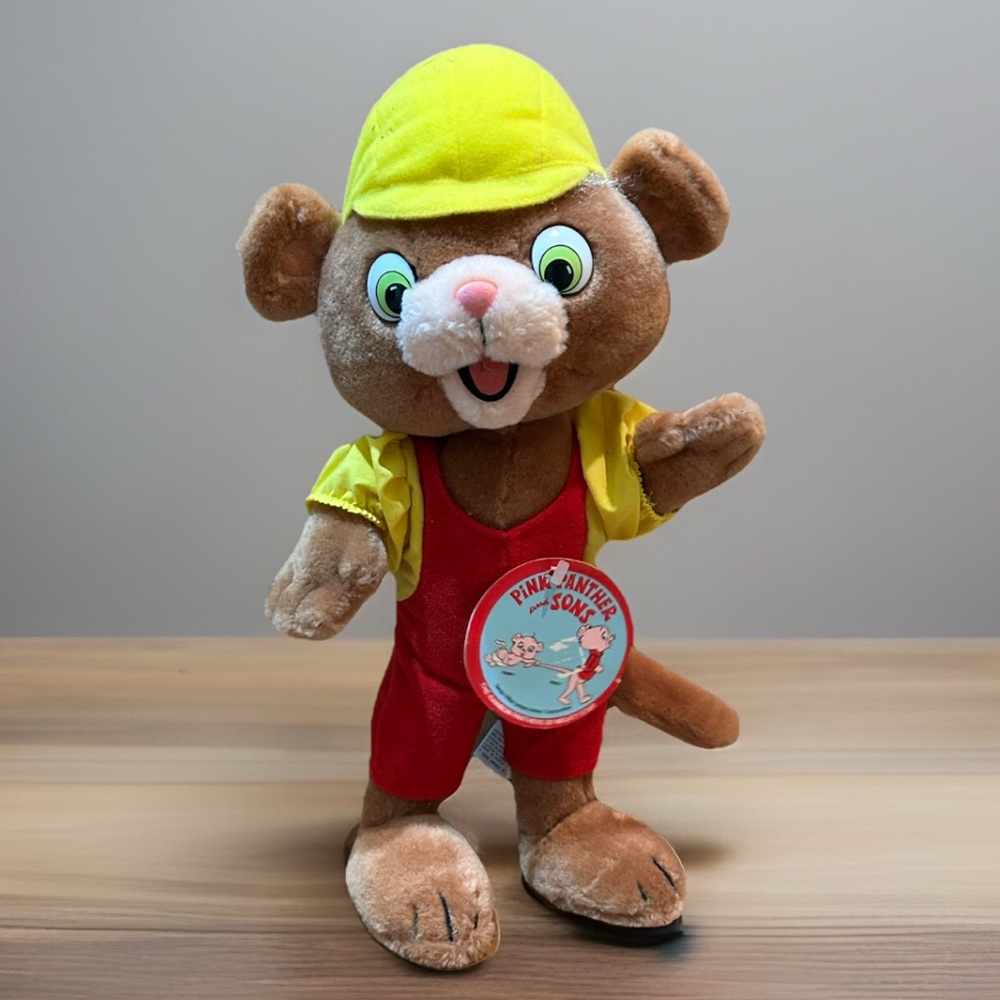 Mighty Star PINK PANTHER & SONS Cartoon Bendable Poseable 14" Plush Figure Tags